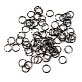 Argola de Metal Importada / 7mm (50 gramas)-Grafite