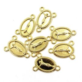 Salve Rainha de Plástico ABS / 31x23mm - Oval (10 gramas)