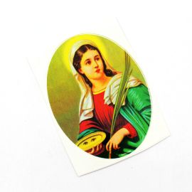 Adesivo / 5,9x7,9cm - Santa Luzia (M) - (UNIDADE)