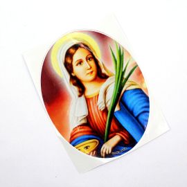 Adesivo / 10x13cm - Santa Luzia (G) - (UNIDADE)