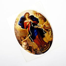 Adesivo / 10x13cm - Nossa Senhora Desatadora dos Nós (G) - (UNIDADE)