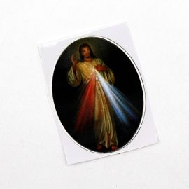 Adesivo / 4,2x5cm - Jesus Misericordioso (P) - (UNIDADE)