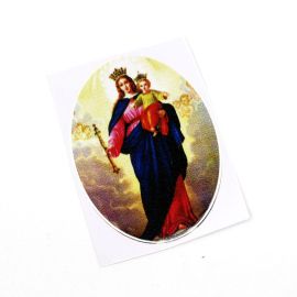 Adesivo / 4,2x5cm - Nossa Senhora Auxiliadora (P) - (UNIDADE)