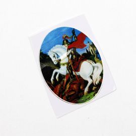 Adesivo / 4,2x5cm - São Jorge (P) - (UNIDADE)