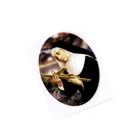 Adesivo / 4,2x5cm - Santa Rita (P) - (UNIDADE)