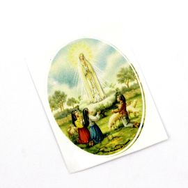 Adesivo / 4,2x5cm - Nossa Senhora de Fátima (P) - (UNIDADE)