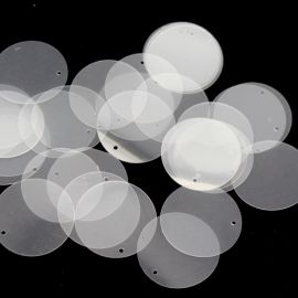 Pingente Max Paetê Furta-cor / 25mm - Redondo (10 gramas)