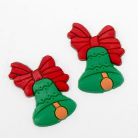 Aplique Emborrachado / 32x22mm - Natalino - Sino (unidade)