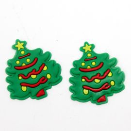 Aplique Emborrachado / 33x28mm - Natalino - Árvore de Natal (unidade)