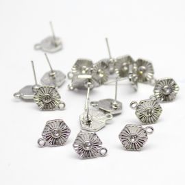 Pino de Brinco em Metal / 10mm - Redondo (1 PAR)