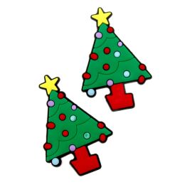 Aplique Emborrachado / 47x31mm - Natalino - Árvore de Natal (unidade)