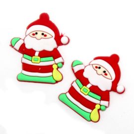 Aplique Emborrachado / 34x27mm - Natalino - Papai Noel (unidade)