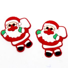 Aplique Emborrachado / 34x29mm - Natalino - Papai Noel (unidade)