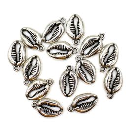 Pingente em ABS / 26x16mm - Búzio (10 gramas) - Níquel