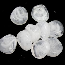 Conta Plastica Mesclada / 30x32mm - Irregular (17 gramas)