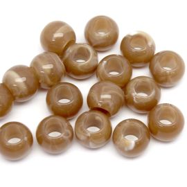 Conta Plástica Mesclada / 19mm - Barril (10 gramas)