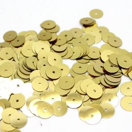 Paetê / 10mm - Liso (10 gramas) - Dourado