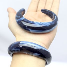 Bracelete de Resina Mesclada / 78x21mm - (unidade)