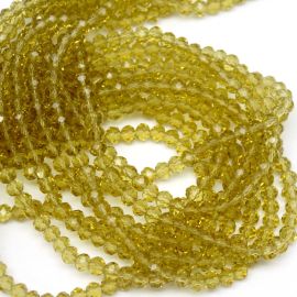 Rondela de Vidro 6mm / Transparente (1 Fio)