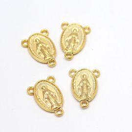 Salve Rainha de Metal / 20x14mm - N. Senhora das Graças (Unidade) 