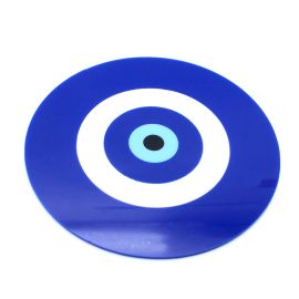 Base para Bolsa em Acrílico / 18cm - Redondo - Olho Grego (unidade) - Azul Bic