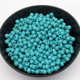 Imitação de Pedra Howlita / 6mm - (10 gramas)