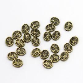 Entremeio de Metal / 10x8mm - São Miguel Arcanjo (unidade)