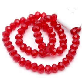 Rondela de Vidro 10mm / Transparente (1 Fio)
