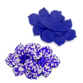 Aplique de Feltro com Strass / 10x6,5cm - Dupla (unidade)