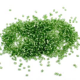 Vidrilho Chinês / Transparente com Miolo Prata (10 GRAMAS)