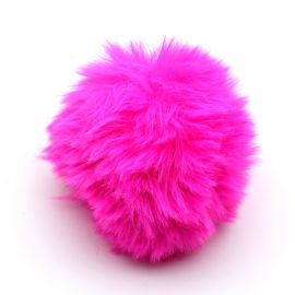 Pompom Felpudo / 10cm - Pelo Artificial (unidade)