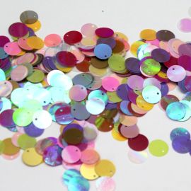 Max Paetê com Brilho / 12mm (10 gramas) Cores Diversas 