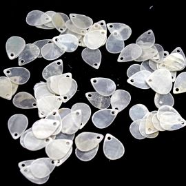 Casquinha de Madrepérola / 14x10mm - Gota (unidade) 