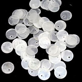 Casquinha de Madrepérola / 15mm - Redonda (unidade) 