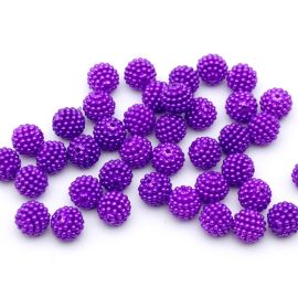 Conta Plástica / 12mm - Amora (10 gramas)