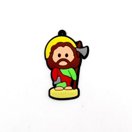 Pingente Emborrachado / São Judas Tadeu 53x34mm (Unidade)