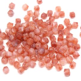 Conta Plástica Mesclada / Quadrado Sextavado - 8mm (10 gramas)