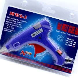 Pistola Elétrica de Cola Quente / 20w - Pequena (unidade) - Azul 