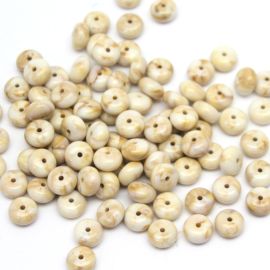 Conta Plástica Mesclada / Pneu 10mm (10 gramas)