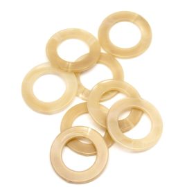 Conta Plástica Mesclada / Argola 39mm (10 gramas)