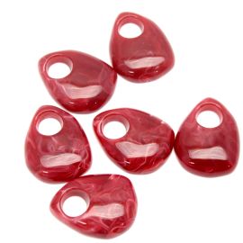 Pingente de Resina Mesclada / 40x30mm - Gota (12 gramas)