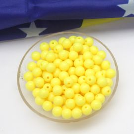 Tema Brasil / Bola de Plástico Leitosa - 8mm (10 gramas)