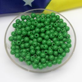 Tema Brasil / Bola de Plástico Leitosa - 6mm (10 gramas)