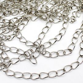 Corrente de Ferro / Elo: 17x11mm (1 Metro) -Níquel