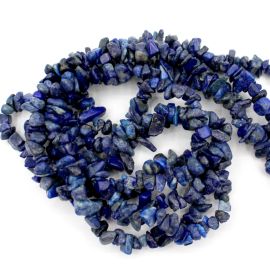 Pedra de Cascalho / 8mm - Lazuli Azul (1 FIO)