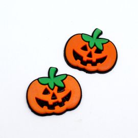 Aplique Emborrachado / Halloween - Abóbora 33x36mm (Unidade)