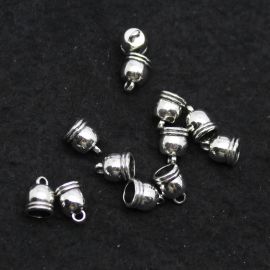 Terminal de Metal / 11x7mm - para Colagem (unidade) - Níquel 