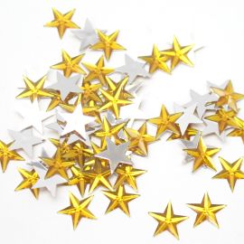 Chaton de Acrílico / Estrela - 8mm (UNIDADE)