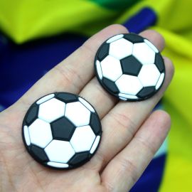 Tema Brasil / Aplique Emborrachado - Bola 38mm  (1 Unidade)