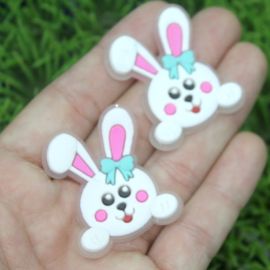 Tema Pascoa / Aplique Emborrachado 37x32mm - Coelha (Unidade)